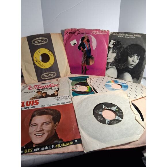 8 45RPM Records, In Good Condition. - Picture 1 of 9